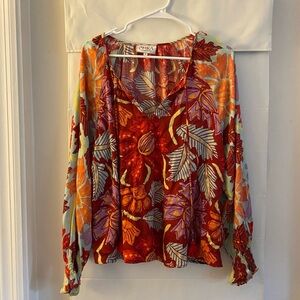 OMIKA womens floral blouse